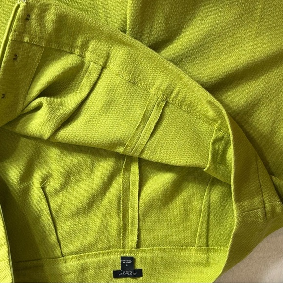 Ann Taylor Women’s Olive Green High Waist Side Zip Shorts Buttons Size 6 - Picture 7 of 11